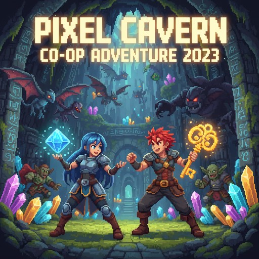 Pixel Cavern Co-Op Adventure 2023