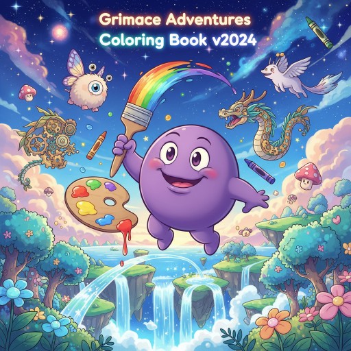 Grimace Adventures Coloring Book v2024