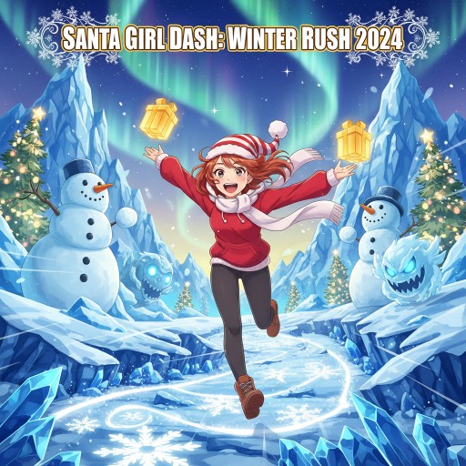 Santa Girl Dash: Winter Rush 2024