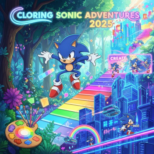 Coloring Sonic Adventures 2025